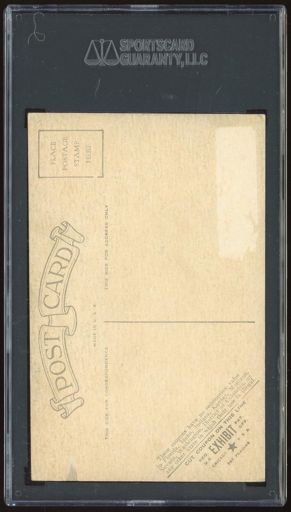 Max Schmelling Autographed Exhibit Card SGC Auto *5001