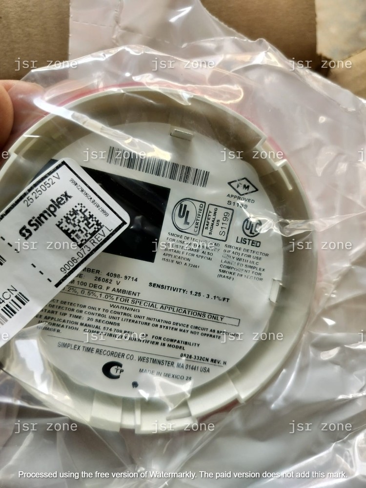 Simplex 4098-9714 Smoke Detector