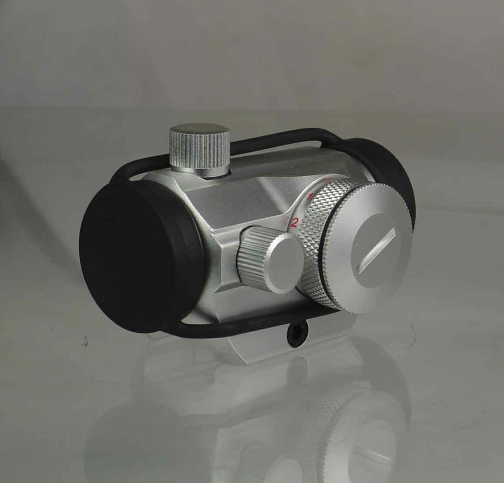 New Compact Mini Red and Green Dot Sight Weaver 1 Bolt Mount Anodized Silver