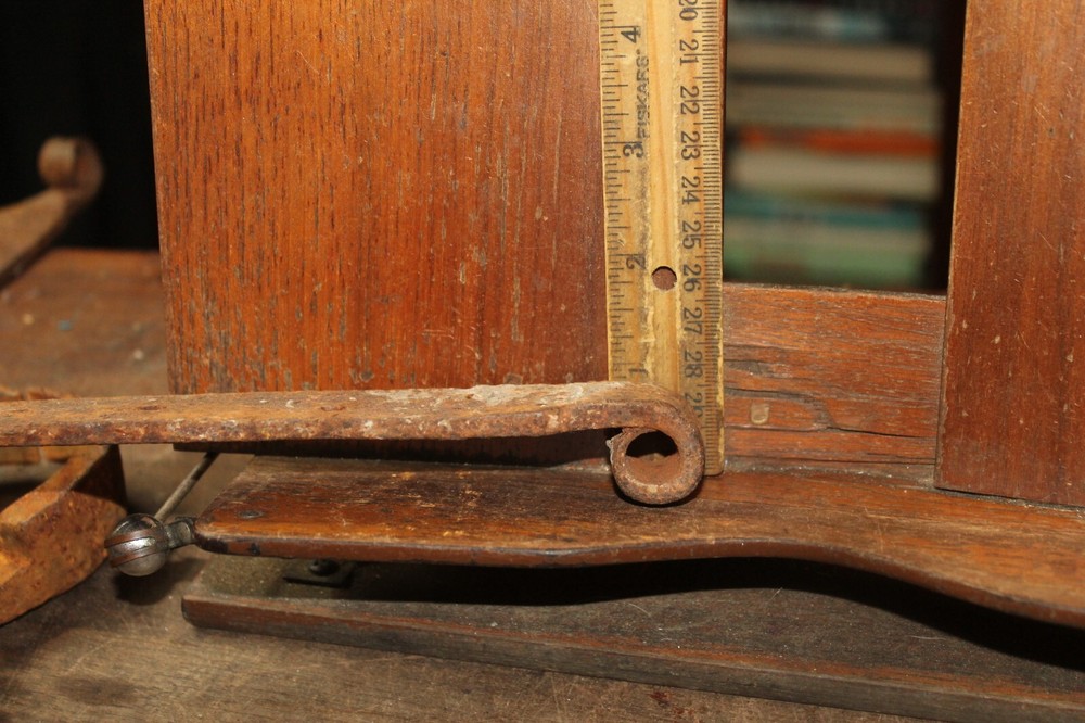 Antique Blacksmith Made Strap Hinge 13" AS IS for 1/2" Post