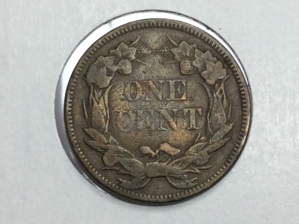 1858 Flying Eagle Cent small letters in very fine