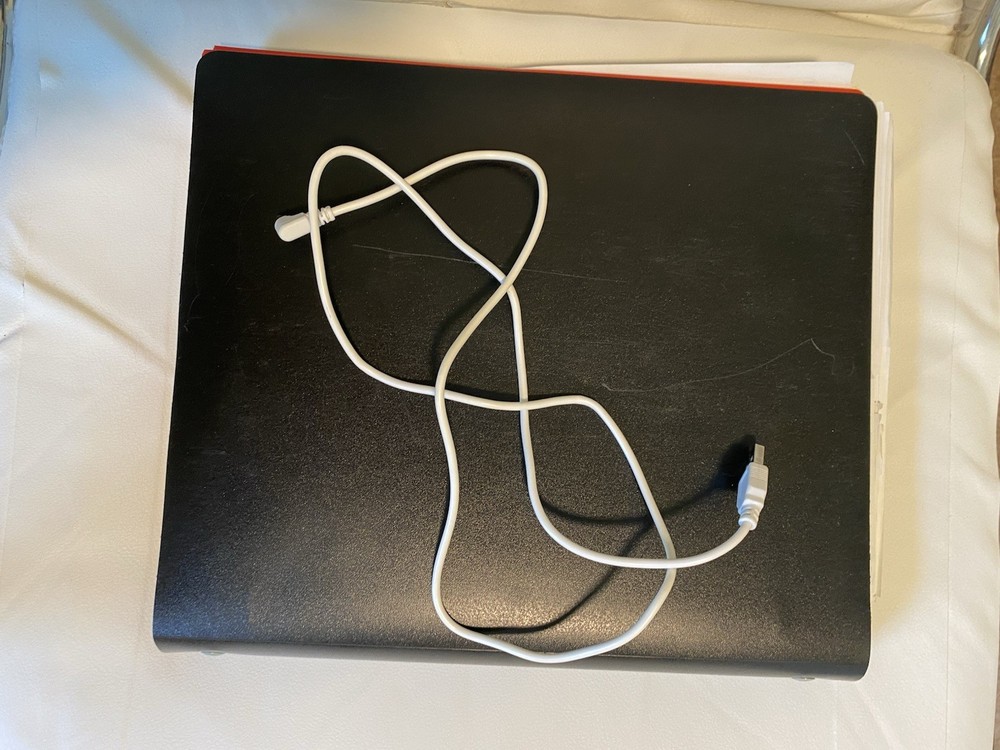 White USB Clip-On Flexible Portable Book Light Solid Color Plastic