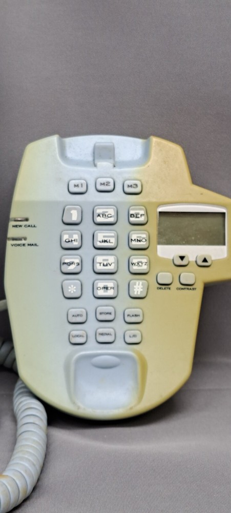 90s ACT Communication Touch Tone Dial Corded Telephone UNTESTED