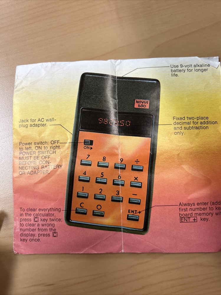 Nova 650 Personal Calculator
