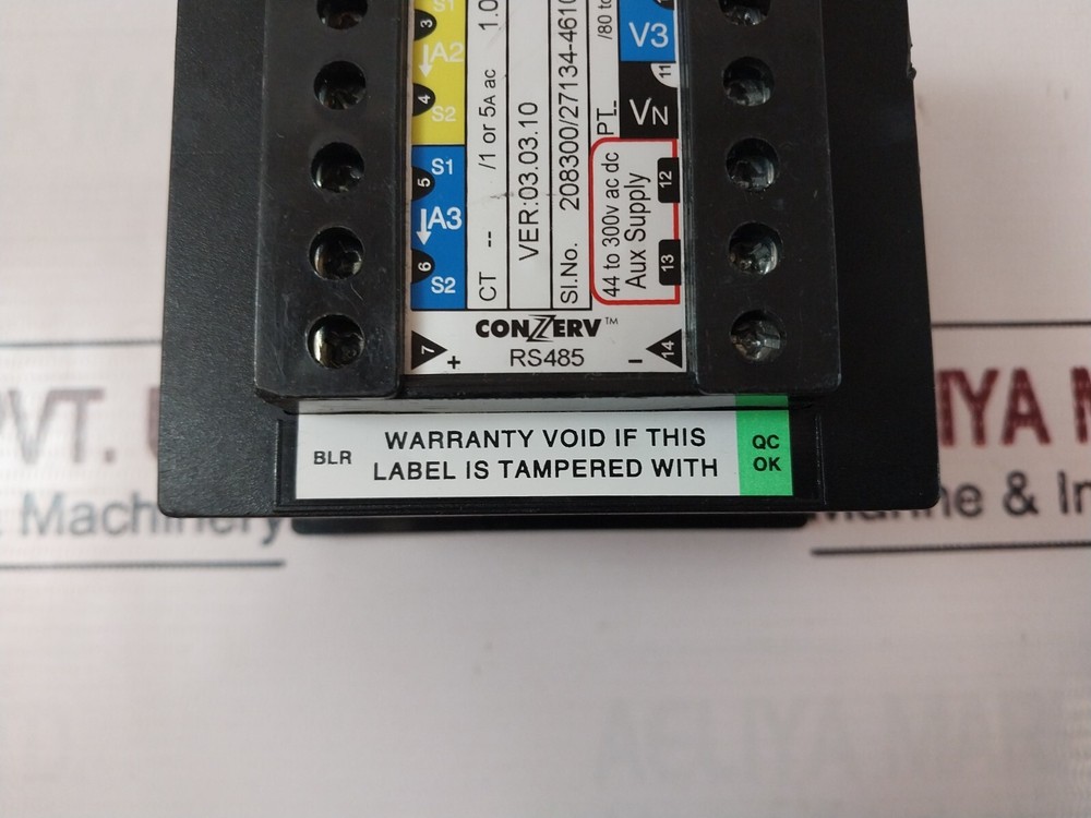 Conzerv Em6436 Power And Energy Meter