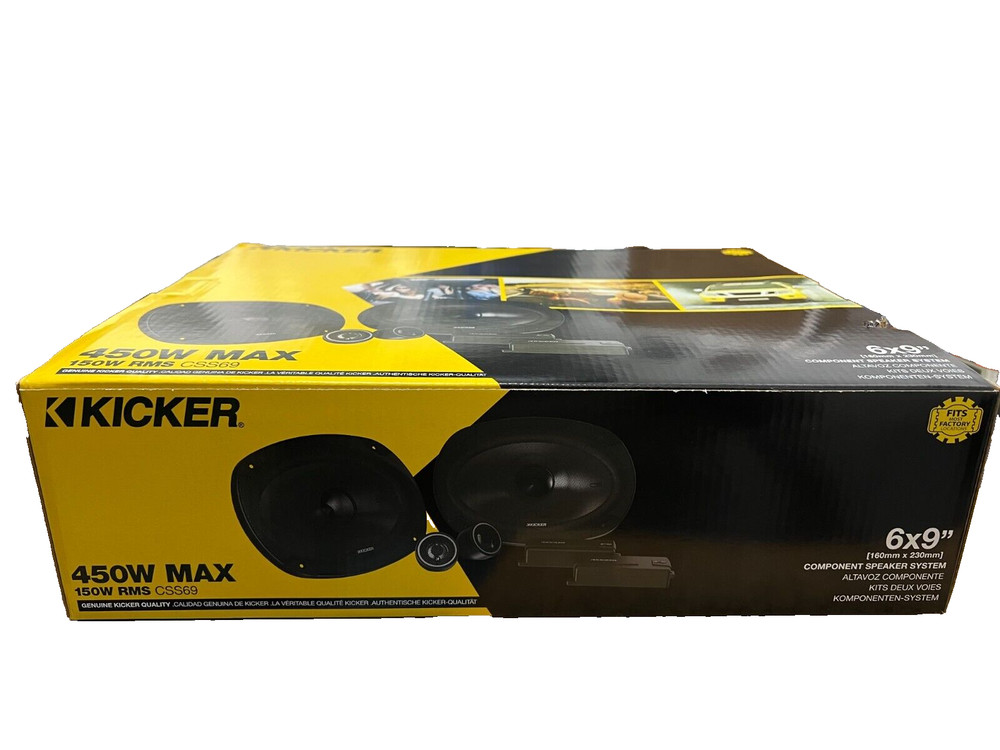 Kicker CSS694, CS Series 6x9" Component System (46CSS694)
