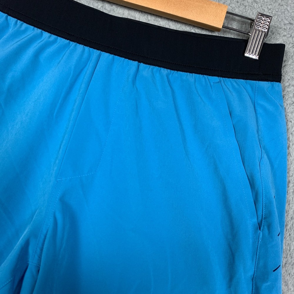 Ten Thousand Interval Shorts Men's Medium M Blue Performance Stretch Activewear