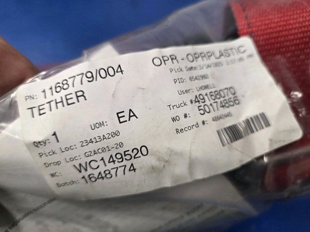 Buckingham 1168779/004 Tether Harness