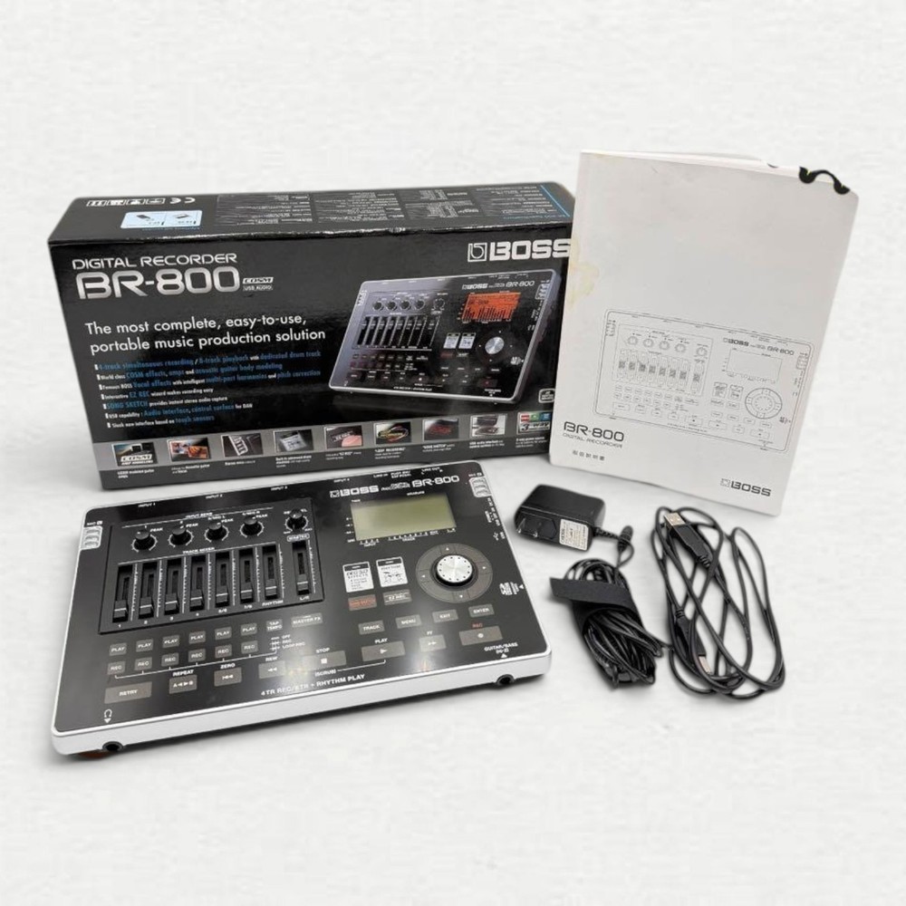 Boss BR-800 Digital Multi-track Recorder Console Tabletop 8-Track Black