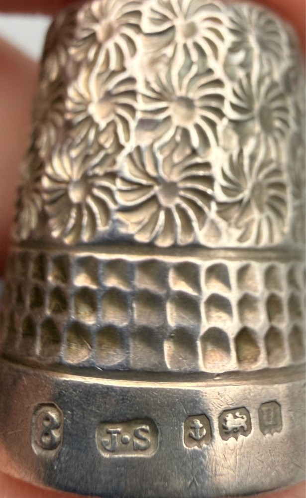 Antique Sterling Silver Thimble Lot