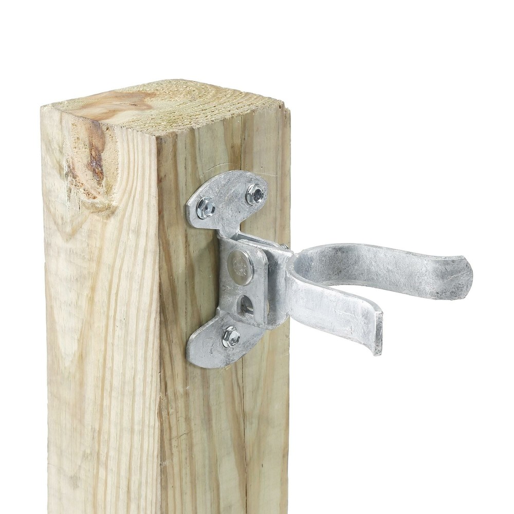 Gate Fork Latch - 1 5/8" Wall Mount - Chain Link Fence. Gate Hardware