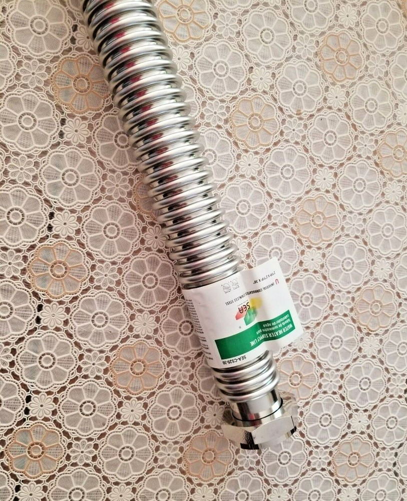 2" Stainless Steel Corrugated Water Heater Connector 30"  Plumbing Connector