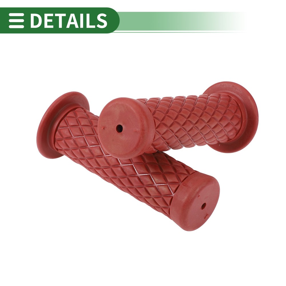 1" 25mm Motorcycle Knobs Handlebar Cover TPU Knobs Dark Red #1