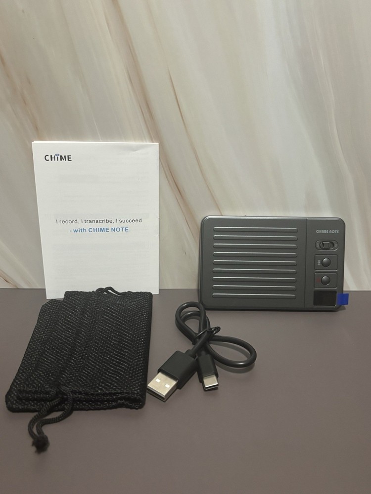 Al Voice Recorder Chime Note Transcribe & Summarize w/ ChatGPT Open Box