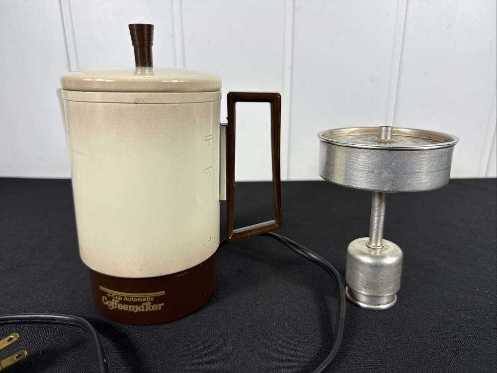 Vintage EMPIRE Automatic Coffee Makers 3 & 4 Cup