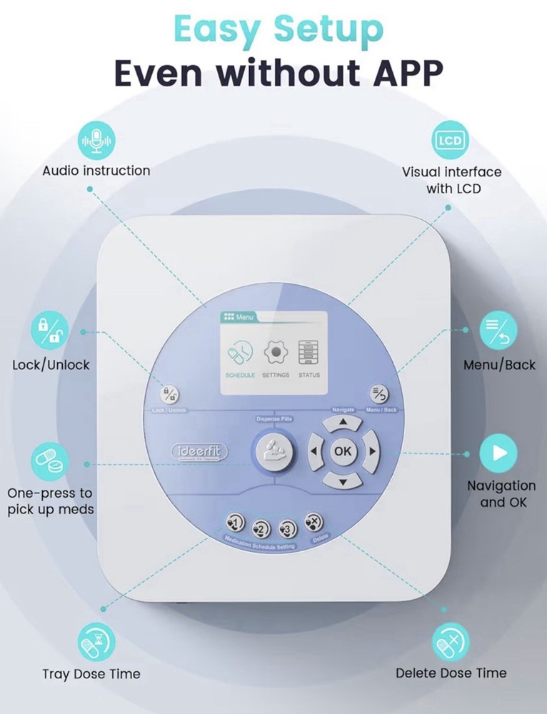 42-Day Automatic Pill Dispenser