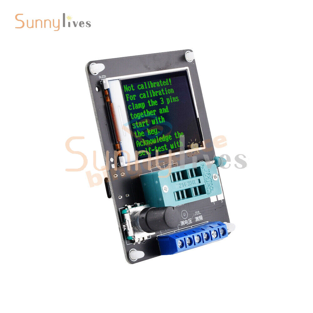 1.77" TFT Transistor Tester Resistance Inductance Capacitance ESR Meter Type-C