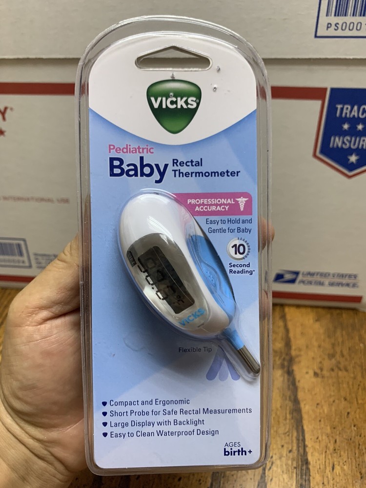 Vicks Pediatric Baby Rectal Thermometer