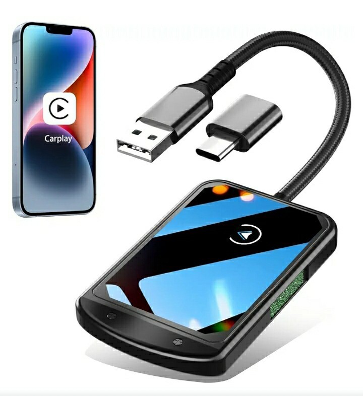 Wireless CarPlay / Android Auto Adapter Dongle for iPhone IOS 10+ & Android 11+