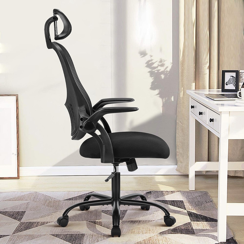 High-Back Ergonomic Computer Desk Chair,Mesh Rolling Home Office Work Task Chair
