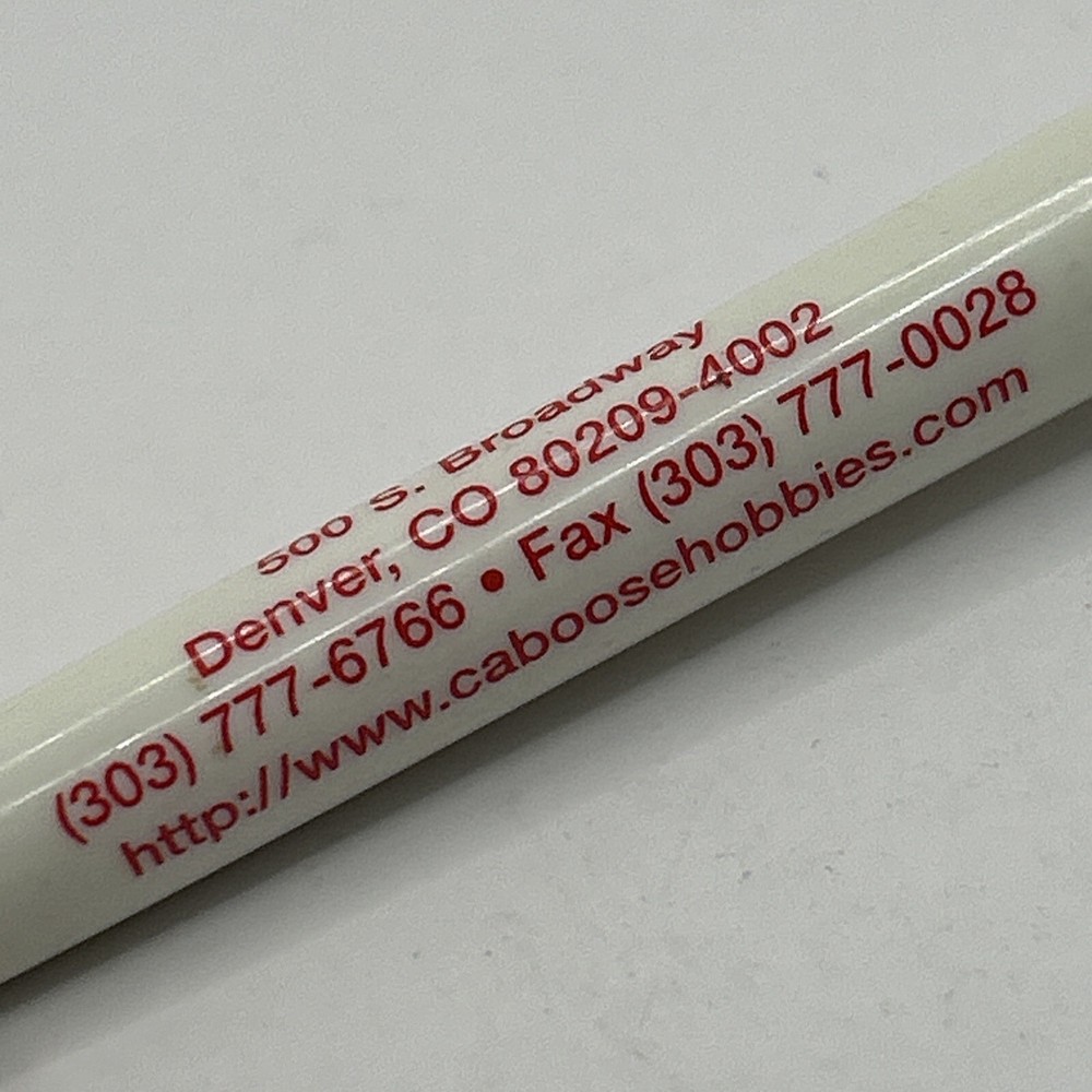 VTG Ballpoint Pen Caboose Hobbies Denver CO