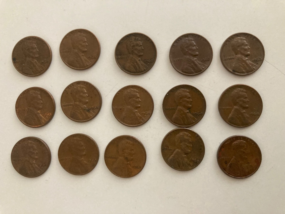 Penny collection 1960-69