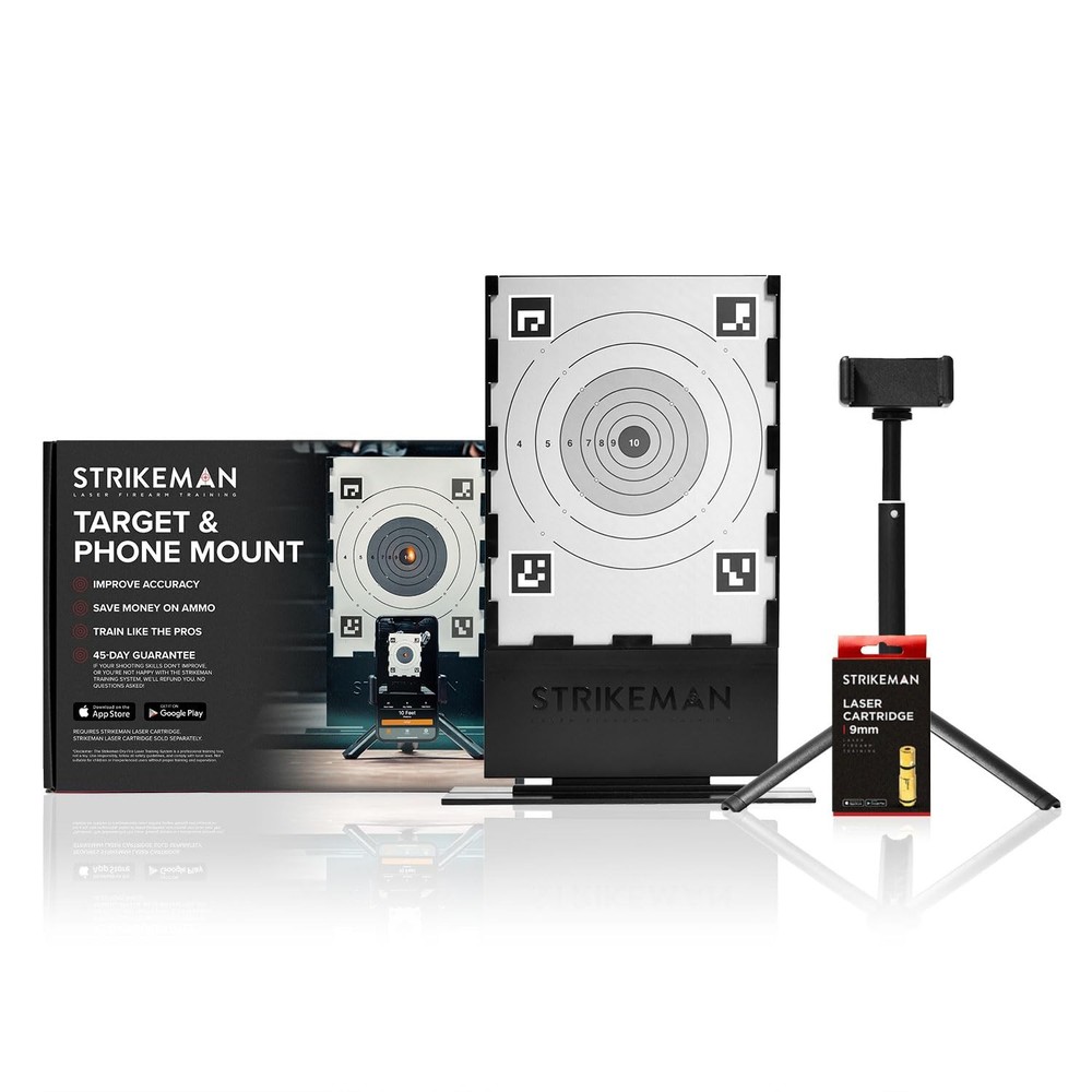 Strikeman 9mm Dry-Fire Laser Training System - Great for Target Shooting