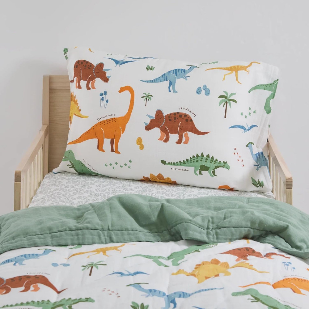 Toddler Bedding 3-Piece Set | Includes Comforter, Crib Sheet & Pillowcase | Soft
