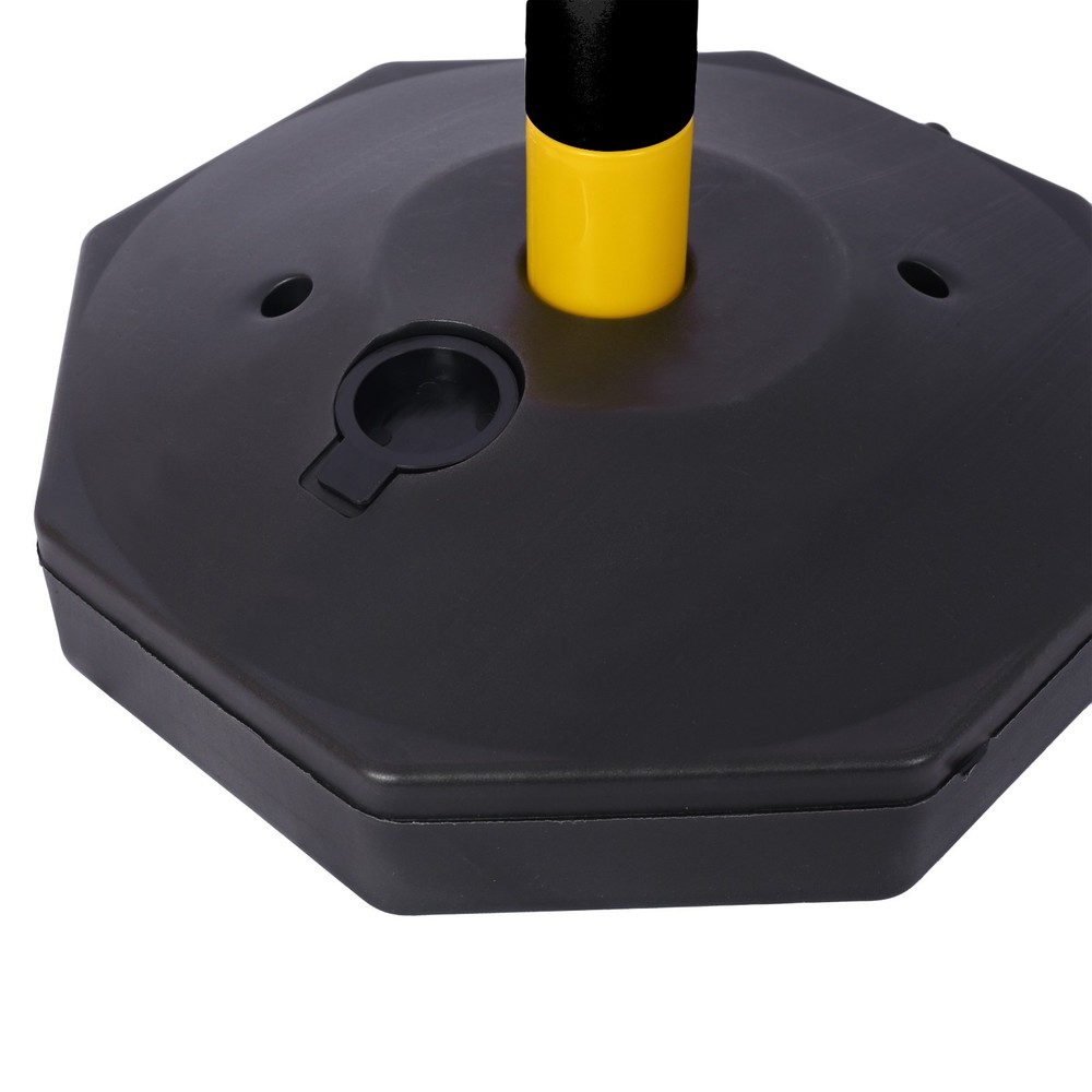 Traffic Delineator Cones 5Ft Chain Adjustable Barrier Crowd Control Y/B