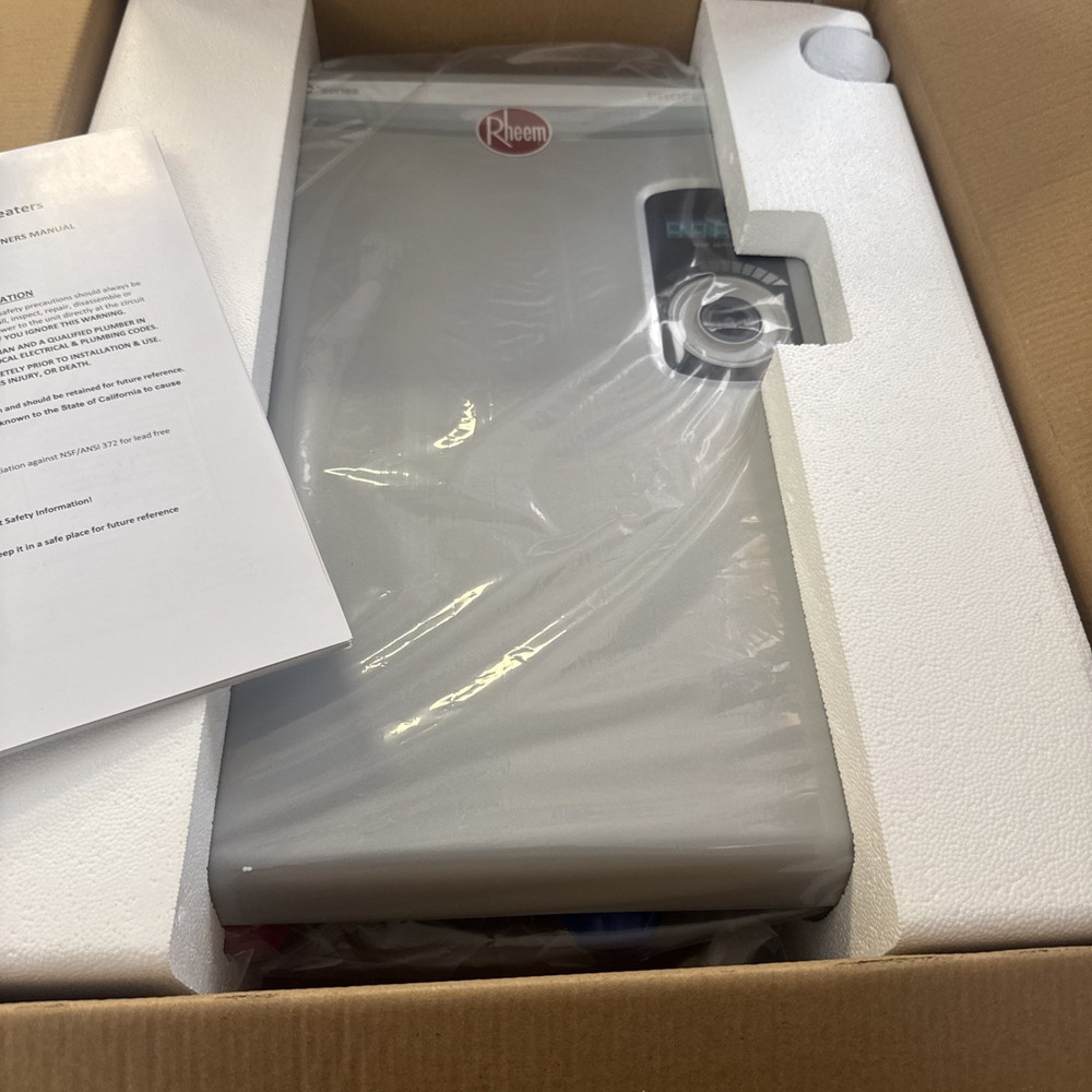 RHEEM RTEX-18 PROFFESIONAL Tankless Instant Electric Water Heater 240VAC, 18Kw
