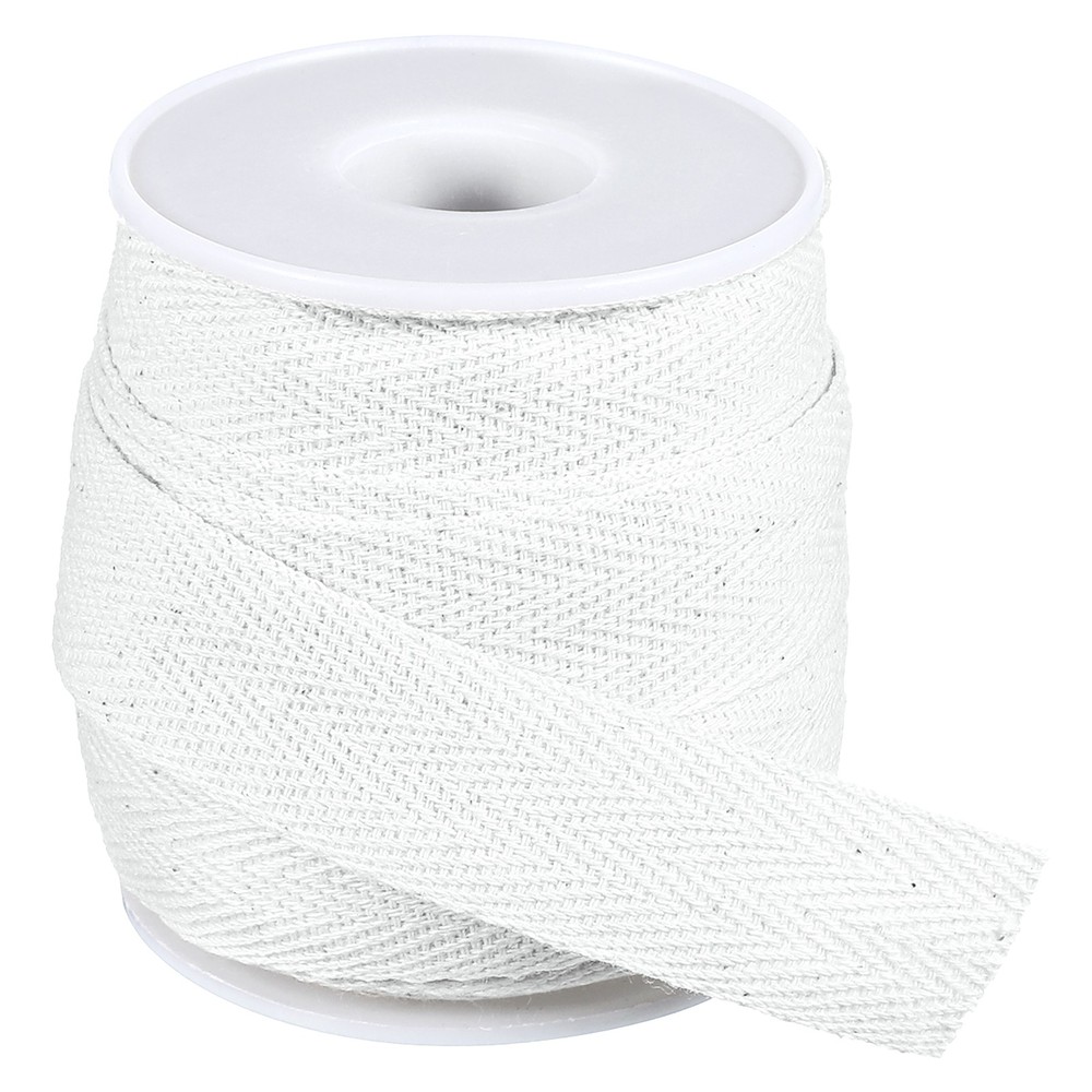 19mm x 33feet Inch Flat Drawstring Cord Drawstring Replacement, White