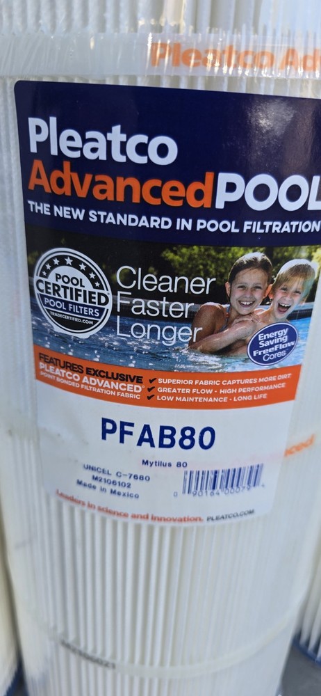 Pleatco PFAB80 filter cartridges