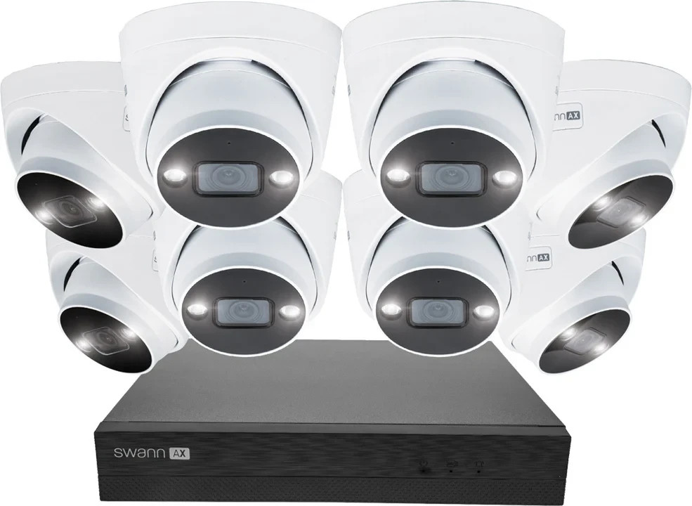 Swann AdvancedX™ Wired 4K NVR Security Camera System CCTV SWNVK-16ADVANX8D