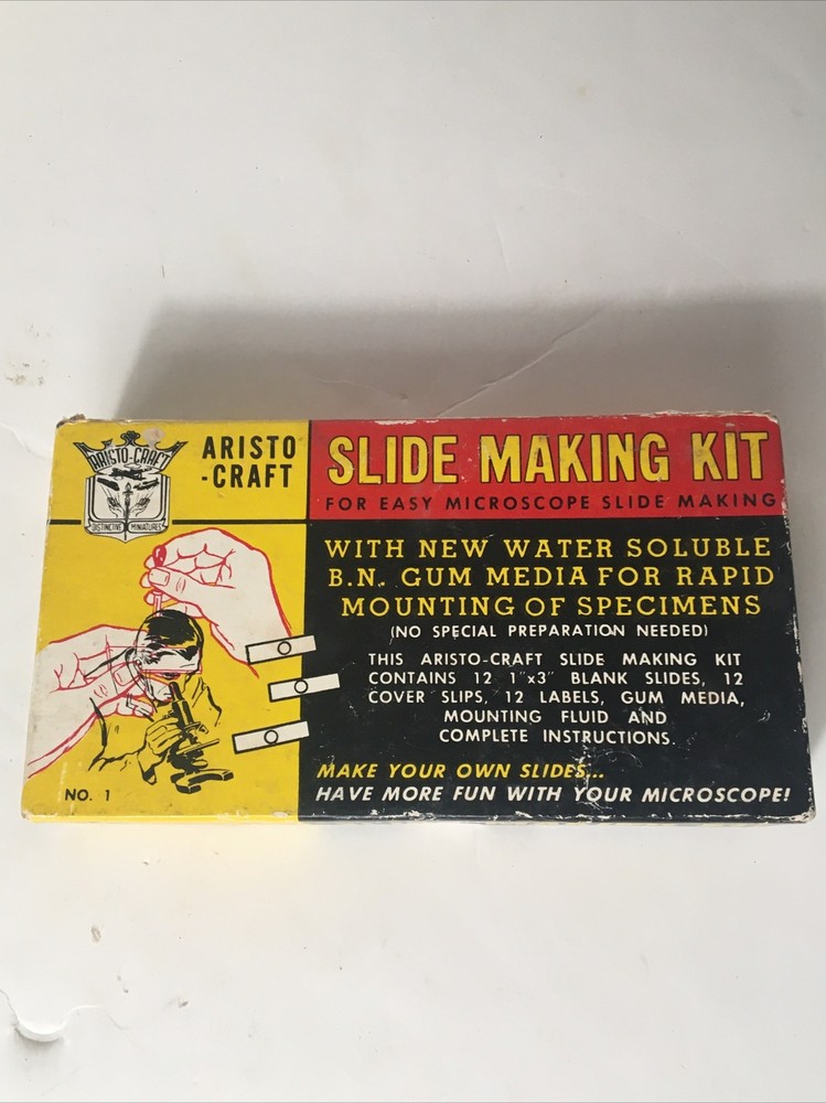 Vintage Aristo Craft Slide Making Kit 9 PCs