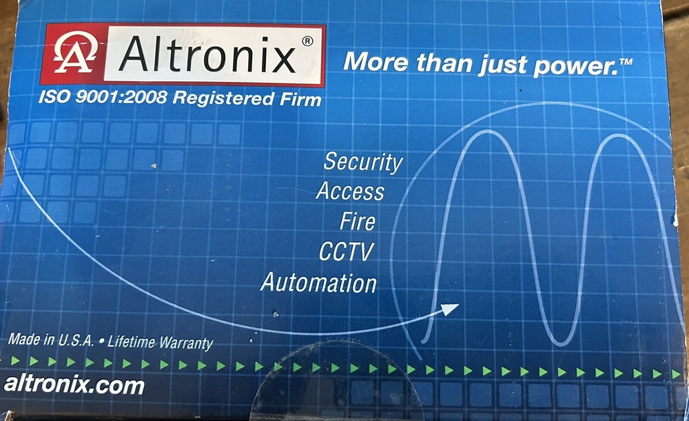 Altronix Reserv 2B Video Surveillance UPS ReplacementBoard