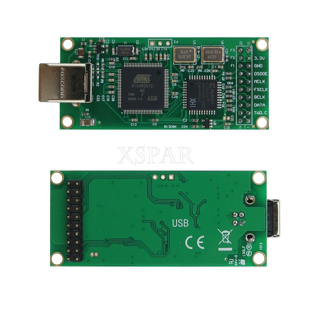 Dual ES9038PRO Decoder Board DAC Board 384K Amanero USB Bluetooth 5.0 Lossless#