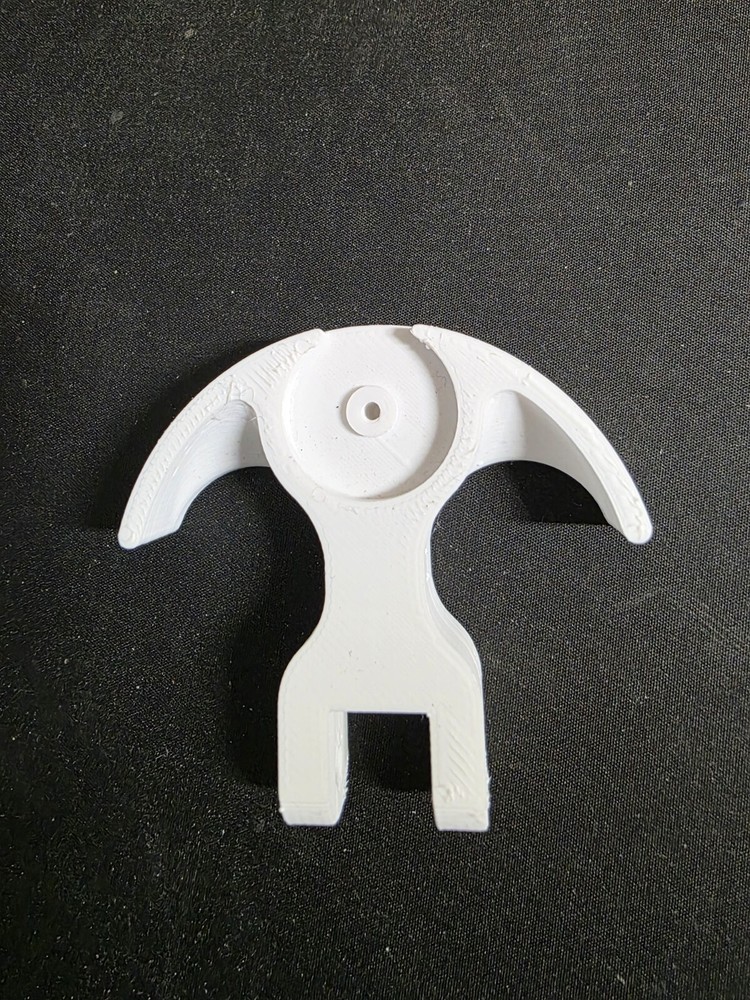 PERKO FLUSH MOUNT LATCH REPLACEMENT HANDLE       ( 2 Pack )  WHITE