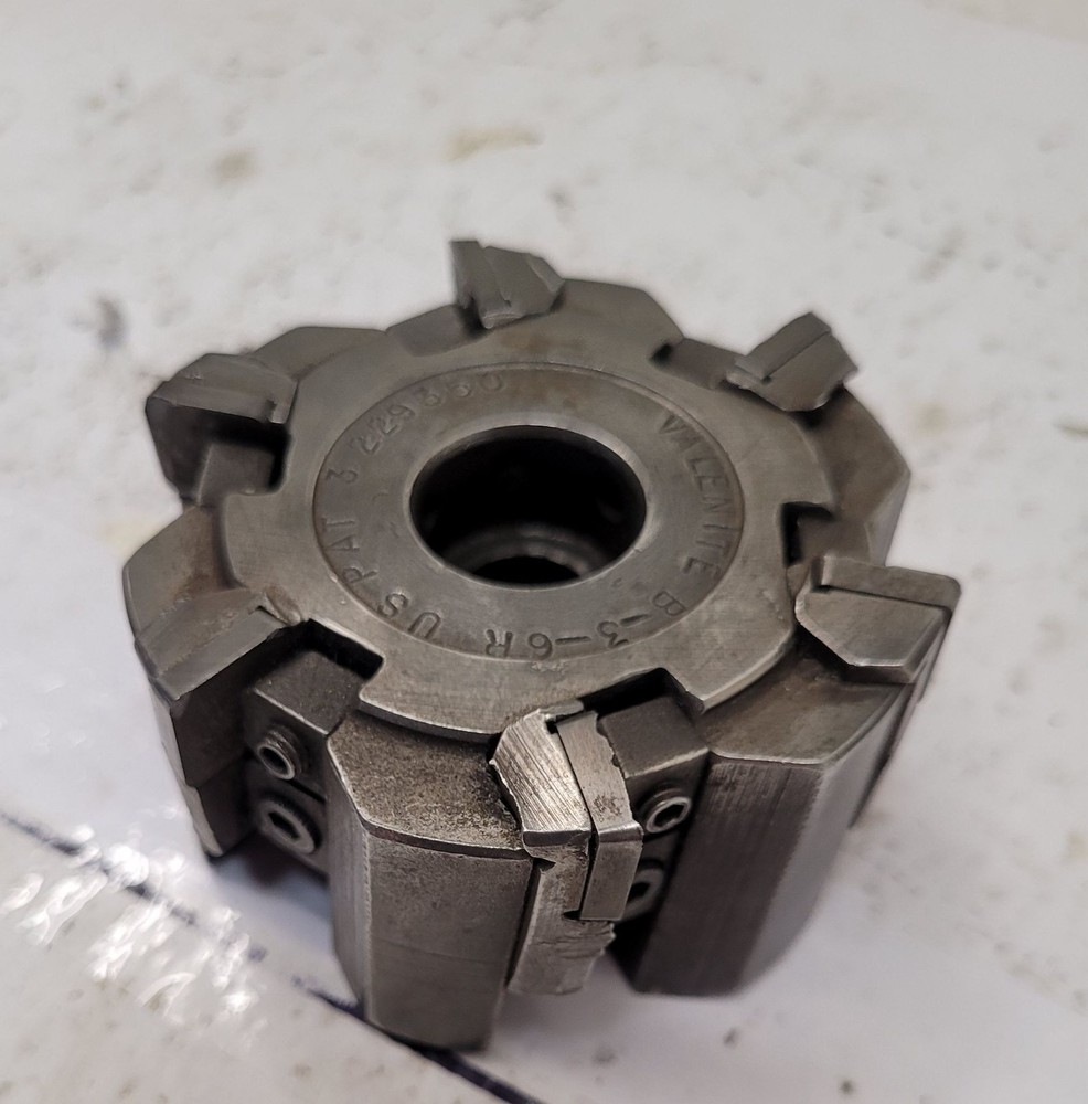 VALENITE INDEXABLE FACE MILL CUTTER B-3-6R