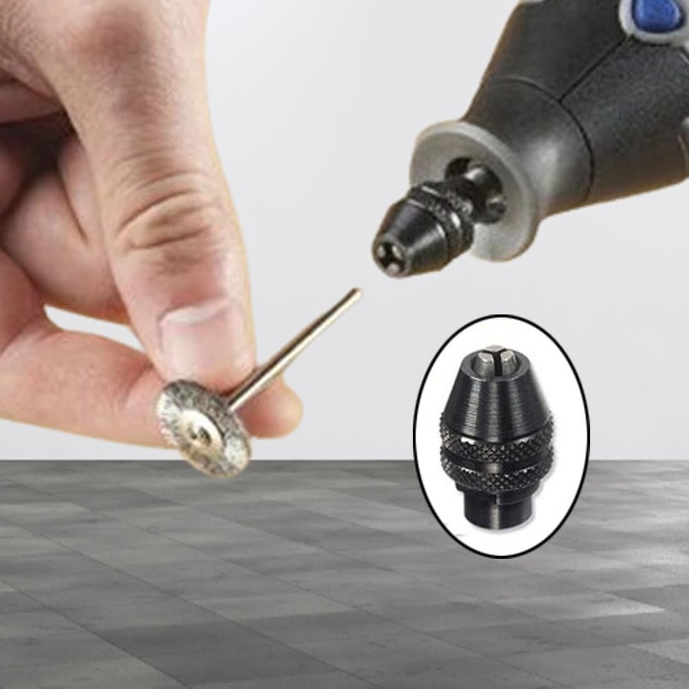 2 Pcs Multi Quick Change Keyless Chuck for Dremel 4486 Rotary Tools 3000 4000...