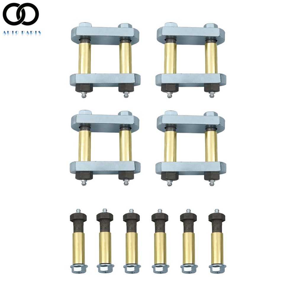 Heavy Duty Shackle Upgrade Kit Tandem Axle Pair 2.25" For MORryde UO12-016 12016