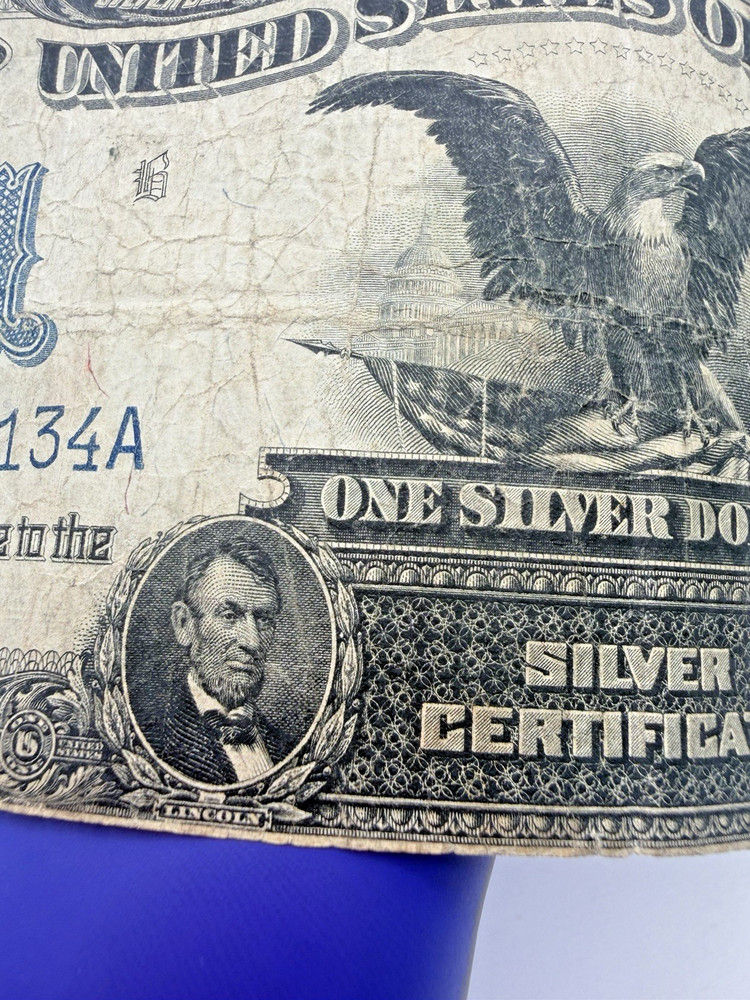1899 $1 Silver Certificate “Black Eagle” Note Speelman / White Extremely RARE!!