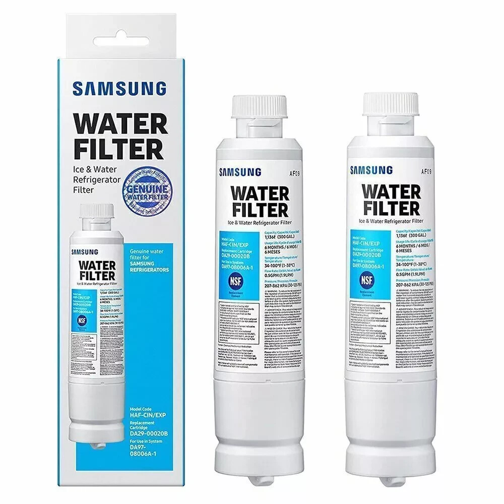 2 Pack Samsung DA29-00020B HAF-CIN/EXP Replacement Refrigerator Water Filter