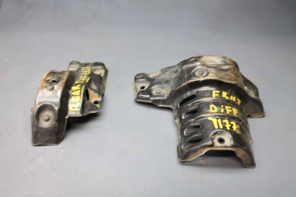 1987 Honda TRX 350 Front Rear Diff Skid Plates Guards Shields