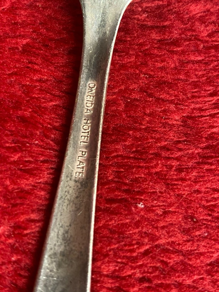 3 Vtg Silver Plate Teaspoons by Different Makers
