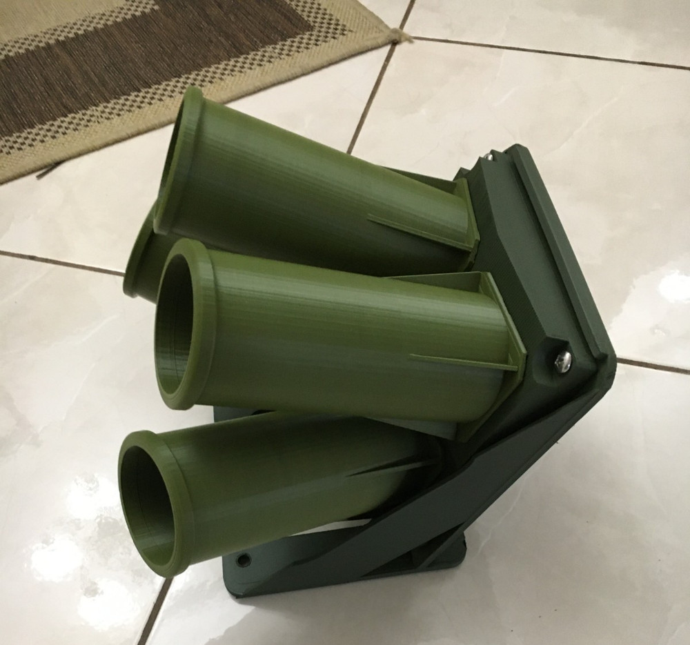 Humvee LVOSS 3D replica with 3D bracket