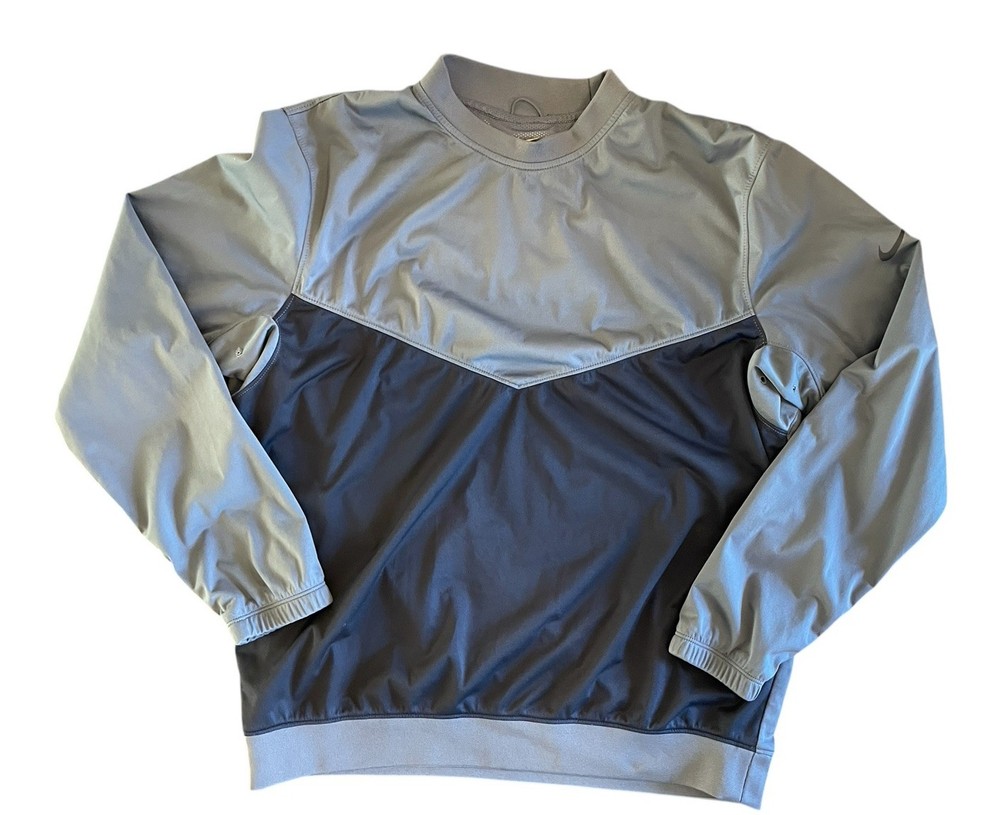 Nike Shield Standard Fit Golf PulloverMen's Medium - Blue