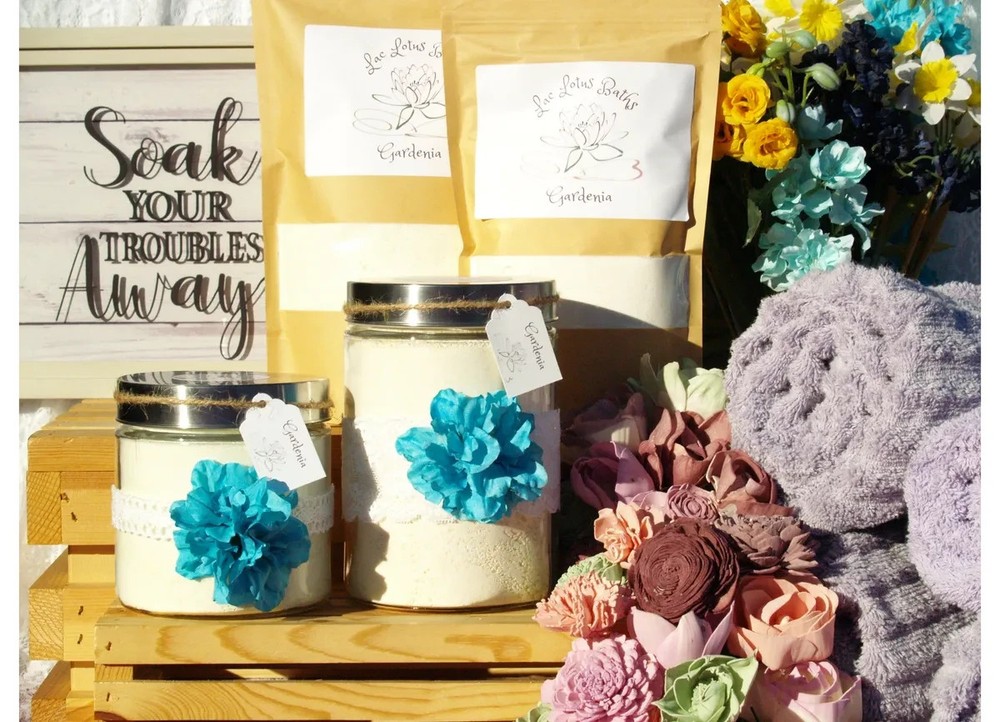 Gardenia Milk Bath Small Bag