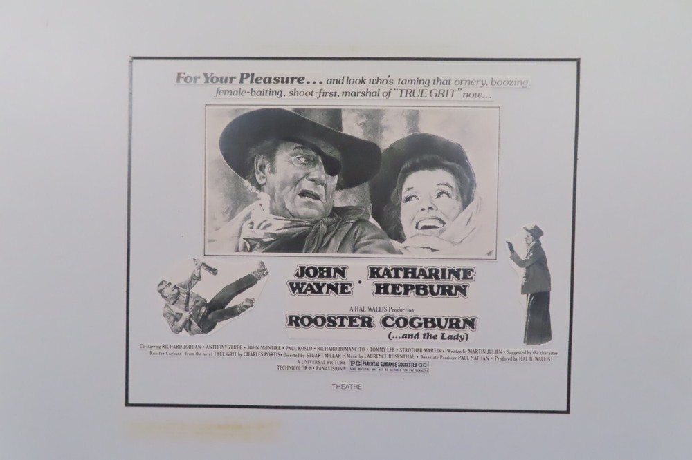 Universal Studios "Rooster Cogburn" Original 1975 Advertising Studio Art Proof