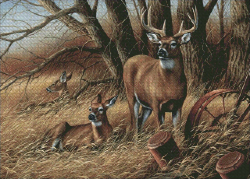 Rustic Retreat-Chart Needlework Crafts DIY Counted Cross Stitch Chart