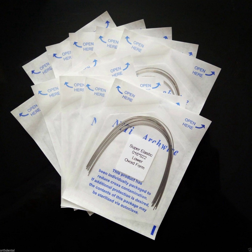 1 Pack Dental Orthodontic Super Elastic Niti Arch Wires Round/Rectangular Ovoid